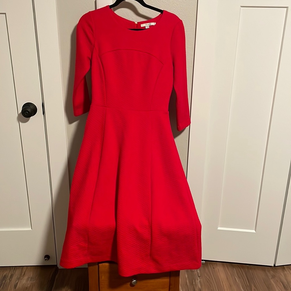 Boden red dress